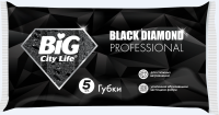 Губка для посуды (5шт) 100х70х37мм Black Diamond BIG City 1/30 Губка для посуды (5шт) 100х70х37мм Black Diamond BIG City 1/30