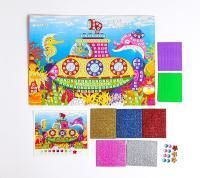 Аппликация стикерами Подводная лодка 1/1