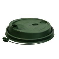 Крышка для бумажных стаканов d 90 мм с питейником флип-топ зеленая ВЗЛП 50/1000  Крышка для бумажных стаканов d 90 мм с питейником флип-топ зеленая ВЗЛП 50/1000