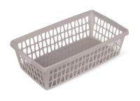 Корзина 250х140х70мм коричнево-серая Велетта 1/38