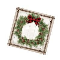 НГ Салфетки (33х33) 3-сл Венок с шишкамиl (20) 1/12 НГ Салфетки (33х33) 3-сл Венок с шишкамиl (20) 1/12