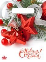 НГ Пакет с вырубной ручкой (19х25)-30 Алые звезды ТИКО 100/3000 НГ Пакет с вырубной ручкой (19х25)-30 Алые звезды ТИКО 100/3000