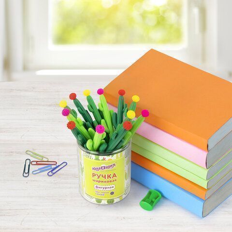 Ручка фигурная шариковая мягкий силиконовый корпус, ассорти, СИНЯЯ, 0,7мм ЮНЛАНДИЯ Кактус 1/12 Ручка фигурная шариковая мягкий силиконовый корпус, ассорти, СИНЯЯ, 0,7мм ЮНЛАНДИЯ Кактус 1/12