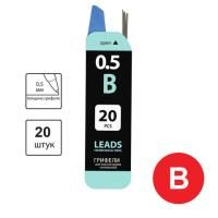 Грифель запасной 20шт В 0,5мм Black Jack BRAUBERG 1/36/1440 Грифель запасной 20шт В 0,5мм Black Jack BRAUBERG 1/36/1440