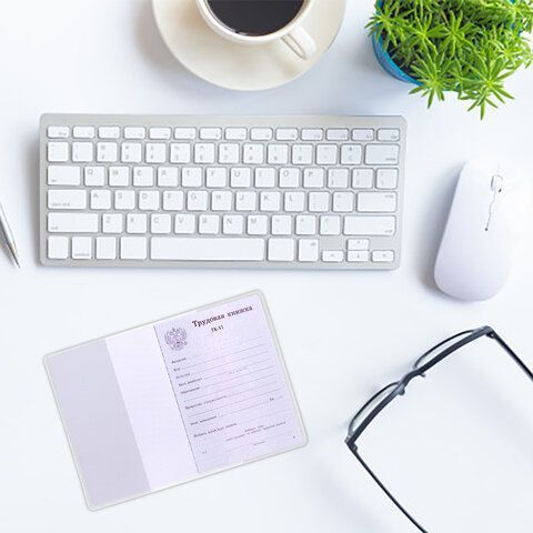 Обложка для паспорта и трудовой книжки, 90*125 мм, ПВХ, прозрачная, STAFF, 237582 (клиент) Обложка для паспорта и трудовой книжки, 90*125 мм, ПВХ, прозрачная, STAFF, 237582 (клиент)