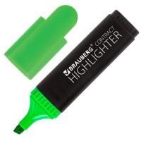 Текстмаркер зеленый 1-5мм скошенный наконечник BRAUBERG CONTRACT 1/10 Текстмаркер зеленый 1-5мм скошенный наконечник BRAUBERG CONTRACT 1/10