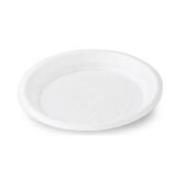 Тарелка d-210 СВЧ белая ПП ИнтроПластик 50/750