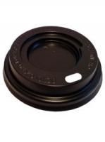 Крышка для бумажных стаканов d 73 мм с открытым питейником черная 100/1000 Крышка для бумажных стаканов d 73 мм с открытым питейником черная 100/1000