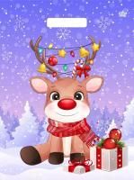 НГ Пакет с вырубной ручкой (31х40)-60 Олененок ТИКО 50/500 НГ Пакет с вырубной ручкой (31х40)-60 Олененок ТИКО 50/500