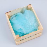 Наполнитель из перьев для шаров и подарков мятный 10-12см 8 г 1/360