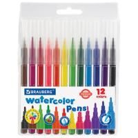 Фломастеры 12цв классические вент колпачек ПВХ BRAUBERG PREMIUM 1/24/192 Фломастеры 12цв классические вент колпачек ПВХ BRAUBERG PREMIUM 1/24/192