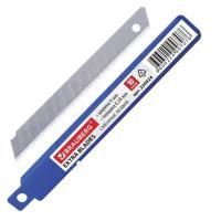 Лезвия для ножей 9мм 10шт в пластиковом пенале BRAUBERG 1/10/800 Лезвия для ножей 9мм 10шт в пластиковом пенале BRAUBERG 1/10/800