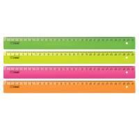 Линейка 30см пластиковая неоновая ассорти Neon СТАММ ЛН31 1/20/360 Линейка 30см пластиковая неоновая ассорти Neon СТАММ ЛН31 1/20/360