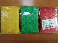 Губка для посуды (3шт) 110х70х20мм в оплетке Альпак 1/40 Губка для посуды (3шт) 110х70х20мм в оплетке Альпак 1/40