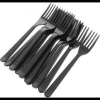 Одноразовая Вилка 180мм черная Премиум/компакт ВЗЛП 50/2500