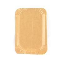 Тарелка картон (14х21) крафт ПС 50/1200 Тарелка картон (14х21) крафт ПС 50/1200