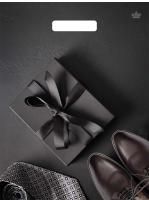 Пакет с вырубной ручкой (31х40)-60 Мужской фасон ламинат Тико 50/500