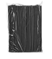 Трубочки для коктейля, смузи 240х10 прямые черные (250шт) 1/13  Трубочки для коктейля, смузи 240х10 прямые черные (250шт) 1/13