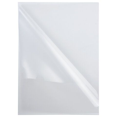 Папка-уголок А4 прозр. бесцветная 0,10мм BRAUBERG 1/50/700 Папка-уголок А4 прозр. бесцветная 0,10мм BRAUBERG 1/50/700