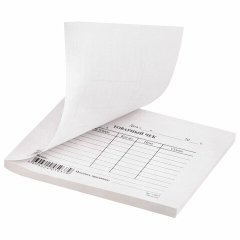 Бланк Товарный чек (100) 1/40 Бланк Товарный чек (100) 1/40