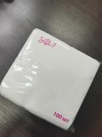 Салфетки (24х24) (100) белые 1/30