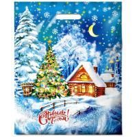 НГ Пакет с вырубной ручкой (38х47)-60 Лунный свет 50/500 НГ Пакет с вырубной ручкой (38х47)-60 Лунный свет 50/500