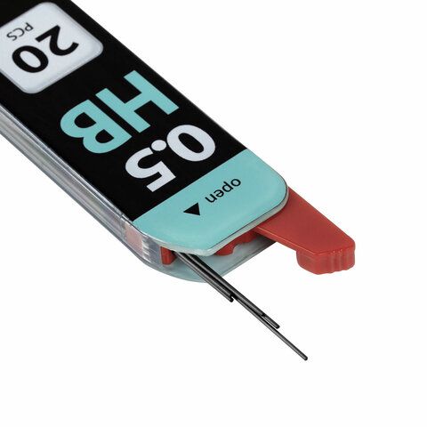 Грифель запасной 20шт НВ 0,5мм Black Jack BRAUBERG 1/36/1440 Грифель запасной 20шт НВ 0,5мм Black Jack BRAUBERG 1/36/1440