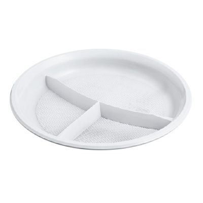 Тарелка d-205 3-х секционная ПС Атлас эконом 100/1400 Тарелка d-205 3-х секционная ПС Атлас эконом 100/1400