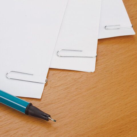 Скрепки 28мм 100шт металлические эконом STAFF 1/10 Скрепки 28мм 100шт металлические эконом STAFF 1/10