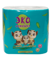 Туалетная бумага быт  Набережные Челны ЕВРО 2сл Эко-Семейка, втулка (4 шт) 1/12 Туалетная бумага быт  Набережные Челны ЕВРО 2сл Эко-Семейка, втулка (4 шт) 1/12