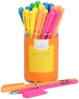 Ручка шариковая масляная синяя 0,5мм корпус прорез. LOREX NEON Slim Soft  1/24/288  Ручка шариковая масляная синяя 0,5мм корпус прорез. LOREX NEON Slim Soft  1/24/288