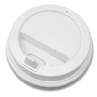 Крышка для бумажных стаканов d 80 мм с закрытым питейником белая Атлас 100/1000 Крышка для бумажных стаканов d 80 мм с закрытым питейником белая Атлас 100/1000