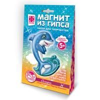 Набор для творчества магнит из гипса Морские жители Дельфин 1/32