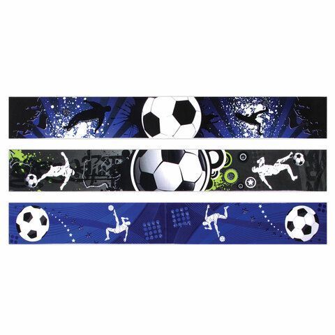 Закладки для книг с магнитом набор 6шт блестки 25x196мм ФУТБОЛ ЮНЛАНДИЯ 1/10/150 Закладки для книг с магнитом набор 6шт блестки 25x196мм ФУТБОЛ ЮНЛАНДИЯ 1/10/150