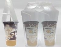 Пакет для переноски 2-х стаканов ПНД (30х25)-30 100/1000 Пакет для переноски 2-х стаканов ПНД (30х25)-30 100/1000