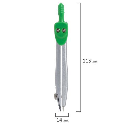 Циркуль 115мм чехол, классный BRAUBERG Klasse 1/10 Циркуль 115мм чехол, классный BRAUBERG Klasse 1/10