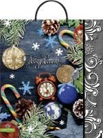 НГ Пакет с пластмассовыми ручками (38х44)-90 Новогодняя композиция Нео-Пак 5/100  НГ Пакет с пластмассовыми ручками (38х44)-90 Новогодняя композиция Нео-Пак 5/100