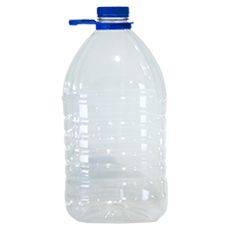 ПЭТ бутылка 5л горло 48мм с крышкой прозрачная 14/14 ПЭТ бутылка 5л горло 48мм с крышкой прозрачная 14/14