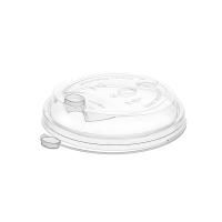 Крышка для бумажных стаканов d 80 мм с питейником флип-топ прозрачная глянец ВЗЛП 50/1000  Крышка для бумажных стаканов d 80 мм с питейником флип-топ прозрачная глянец ВЗЛП 50/1000
