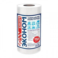 Полотенца вискозные рулон (20х23) Эконом Smart универсальные (150) 1/12 Полотенца вискозные рулон (20х23) Эконом Smart универсальные (150) 1/12