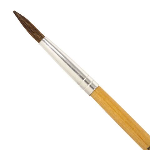 Кисть пони круглая №4 BRAUBERG 1/30/2400 Кисть пони круглая №4 BRAUBERG 1/30/2400