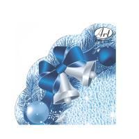 НГ Салфетки 3-сл d 32 см  Rondo Новогодний венок (12) 1/15 НГ Салфетки 3-сл d 32 см  Rondo Новогодний венок (12) 1/15