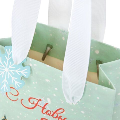 НГ Пакет подарочный бумажный (11х15х6) Simple magic ЗОЛОТАЯ СКАЗКА 1/12/144