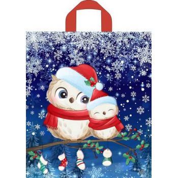 НГ Пакет с петлевой ручкой (38х43,5)-35 Совушки 50/500 НГ Пакет с петлевой ручкой (38х43,5)-35 Совушки 50/500