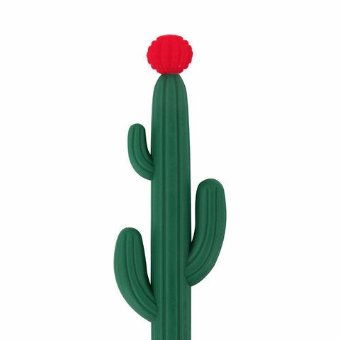 Ручка фигурная шариковая мягкий силиконовый корпус, ассорти, СИНЯЯ, 0,7мм ЮНЛАНДИЯ Кактус 1/12 Ручка фигурная шариковая мягкий силиконовый корпус, ассорти, СИНЯЯ, 0,7мм ЮНЛАНДИЯ Кактус 1/12