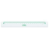 Линейка 20см пластиковая белая с цветной шкалой СТАММ 1/20 Линейка 20см пластиковая белая с цветной шкалой СТАММ 1/20