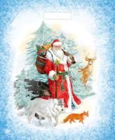 НГ Пакет с вырубной ручкой (38х45)-60 Зимний гость ТИКО 50/500