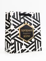 Пакет подарочный бумажный (23х27х11,5) ламинир Пожелания 1/200 Пакет подарочный бумажный (23х27х11,5) ламинир Пожелания 1/200