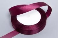 Лента атласная 15мм 25м вишневая 1/10 Лента атласная 15мм 25м вишневая 1/10