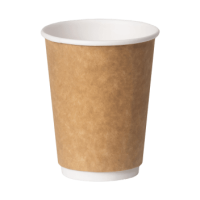 Стакан бумажный для горячего 400мл d-90 1сл крафт 50/800 Стакан бумажный для горячего 400мл d-90 1сл крафт 50/800